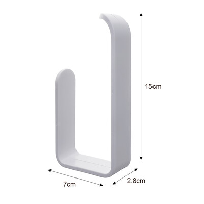 Suport pentru hârtie igienică, montat pe perete, 1 bucată, fără perforare, rolă de prosop pentru baie, accesorii pentru baie, material plastic