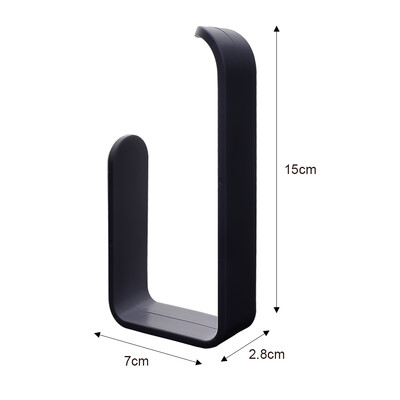 Suport pentru hârtie igienică, montat pe perete, 1 bucată, fără perforare, rolă de prosop pentru baie, accesorii pentru baie, material plastic