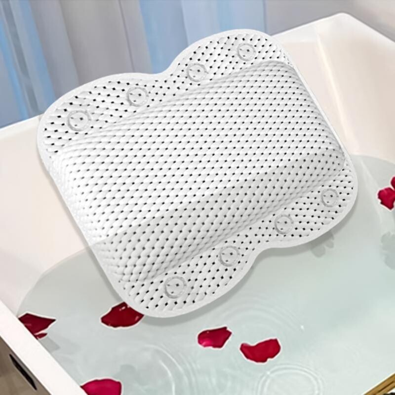 Vonios pagalvė mirkymui vonioje Prabangi vonios pagalvė siurbimo puodelis Dušo pagalvė sėdėjimui Vonios pagalvės galvos kaklo voniai