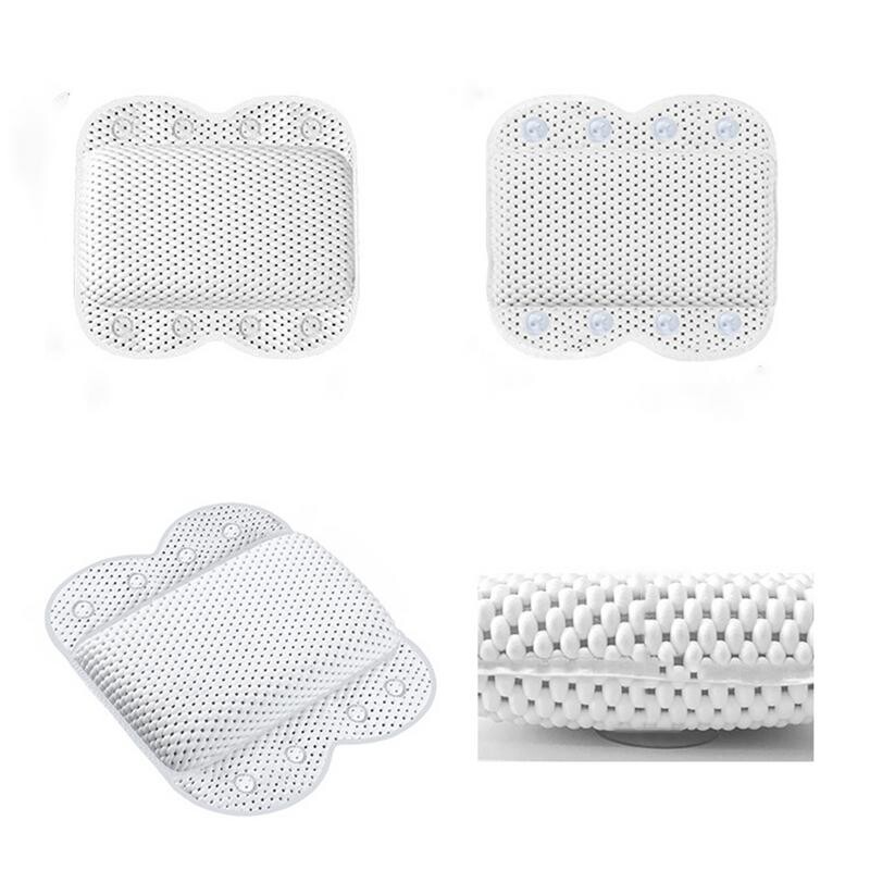 Vonios pagalvė mirkymui vonioje Prabangi vonios pagalvė siurbimo puodelis Dušo pagalvė sėdėjimui Vonios pagalvės galvos kaklo voniai