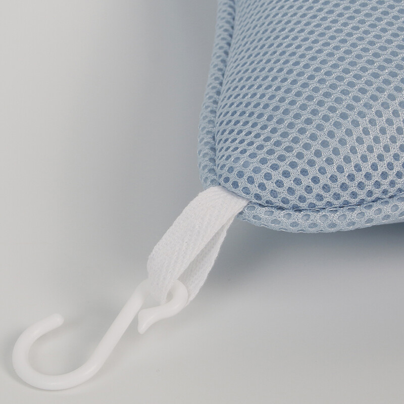 1vnt neslystanti vonios pagalvė su siurbimo taurelėmis Galvos pagalvė, kaklo pečių atramos pagalvėlė (mėlyna)