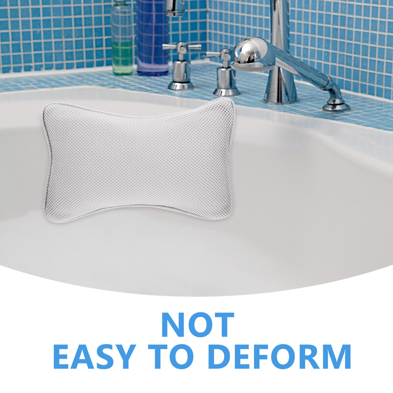 1vnt neslystanti vonios pagalvė su siurbimo taurelėmis Galvos pagalvė, kaklo pečių atramos pagalvėlė (mėlyna)