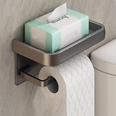 Alumiiniumisulamist tualettpaberi hoidik salvrätikuhoidik Vannitoa salvrätikuhoidja vannitoa hoiustamisriiul Vannitoatarvikud