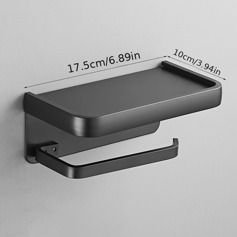 Alumiiniumisulamist tualettpaberi hoidik salvrätikuhoidik Vannitoa salvrätikuhoidja vannitoa hoiustamisriiul Vannitoatarvikud