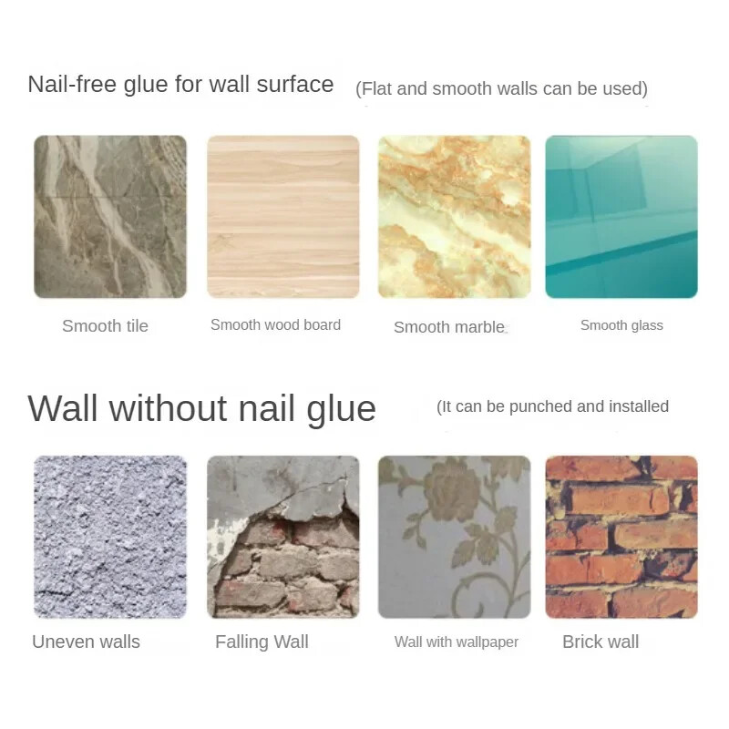 Suport pentru hârtie igienică, montat pe perete, fără perforare