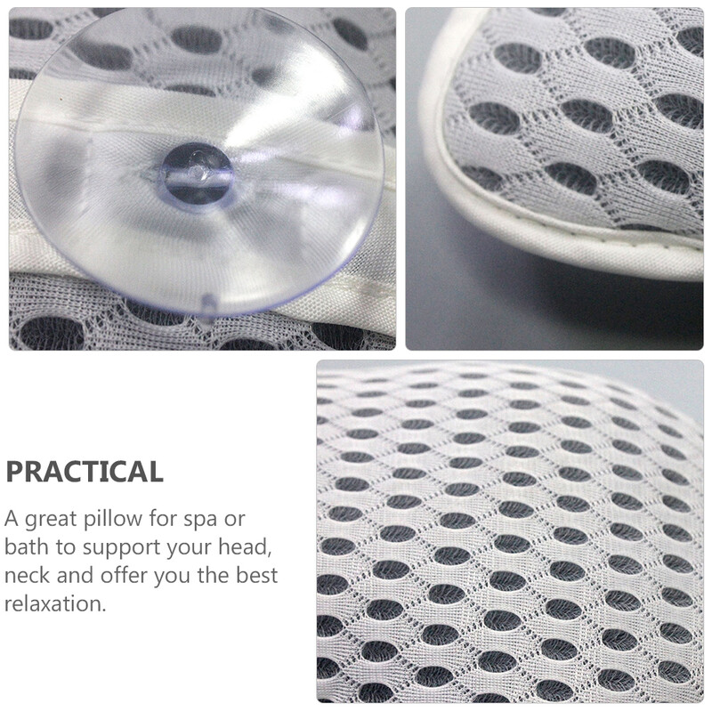 Vonios kaklo ir nugaros atramos vonios pagalvės pagalvėlės prabangios poliesterio neslystančios darbo pagalvės