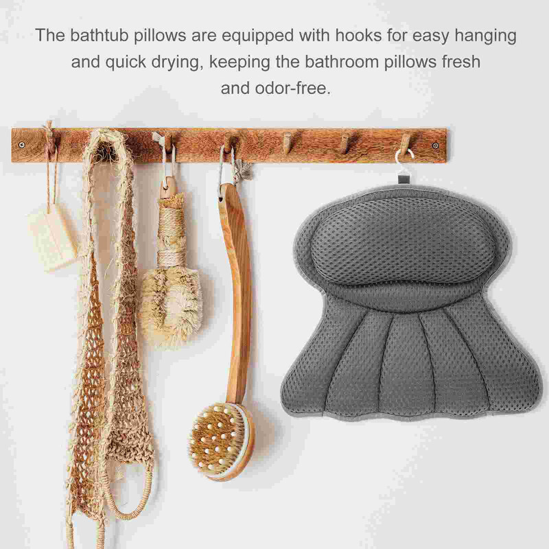 Vonios pagalvės galvos atrama Neslidžios poliesterio vonios kaklo pagalvėlės Patvarios lovos pagalvės