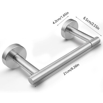 Suport pentru hârtie igienică din oțel inoxidabil Suport pentru rola de hârtie igienică montat pe perete Umeraș auriu pentru șervețele de baie Articole de uz casnic
