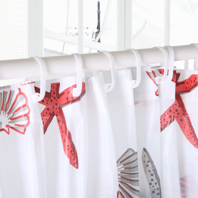 1 vnt. aukštos kokybės spausdinimo dušo užuolaidos, atsparios pelėsiui PEVA sutirštintos dušo užuolaidos spausdinimo vonios reikmenys