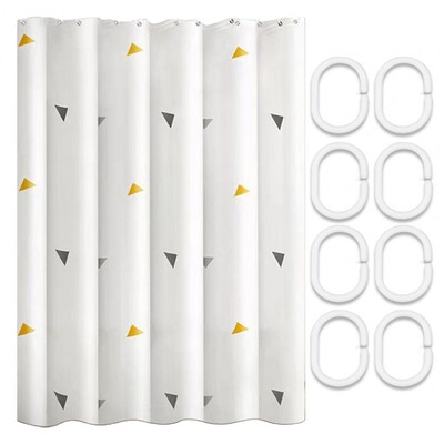 1 set 180*120 cm perdea de duș despărțitor impermeabil perdea pentru cadă căptușită cu țesătură de hotel, lavabilă la mașină, moale pentru baie de acasă