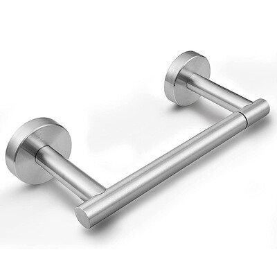 Vannitoatarvikud 304 roostevabast terasest tualettpaberihoidja ümmargune paberirest seinale kinnitatav Liigutatav salvrätikuhoidja käterätikuivati