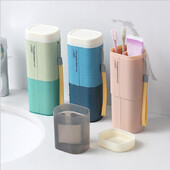 Θήκη οδοντόκρεμας ταξιδιού Κουτί αποθήκευσης Φορητή θήκη οδοντόβουρτσας για αξεσουάρ μπάνιου εξωτερικού ταξιδιού