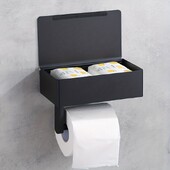 Decorul băii dvs. cu acest suport și cutie elegant pentru șervețele montate pe perete!