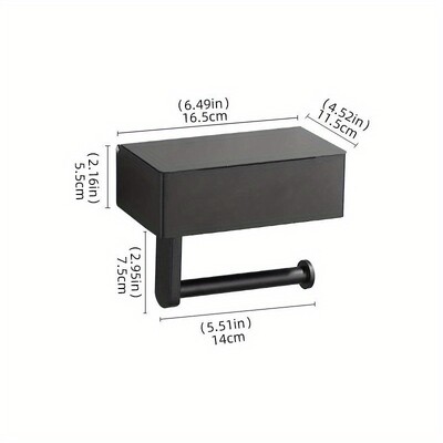 Decorul băii dvs. cu acest suport și cutie elegant pentru șervețele montate pe perete!