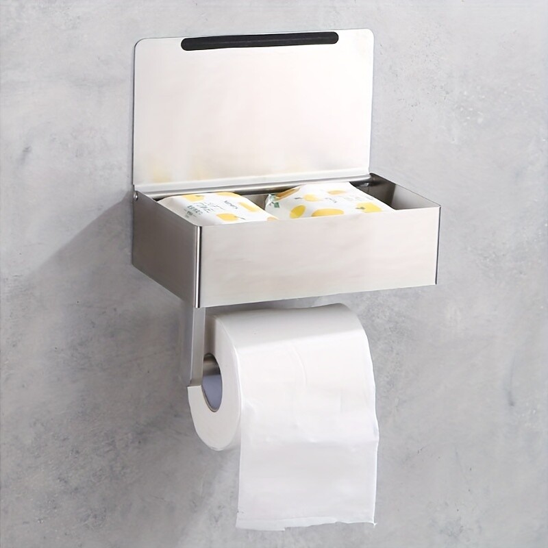 Decorul băii dvs. cu acest suport și cutie elegant pentru șervețele montate pe perete!