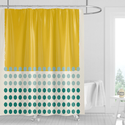 Baie pictură nordică abstractă perdea de duș medievală minimalistă artă poliester țesătură perdea de duș 180 * 180 cm cu cârlige