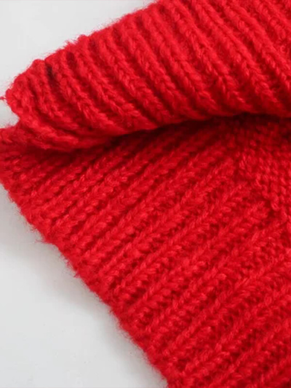 Îmbrăcăminte pentru femei 2024 iarnă în stil european și american modă simplu versatil pulover răsucit pulover tricotat cu mâneci lungi