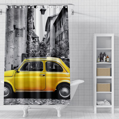 namų dušo užuolaidos vonios kambariui Aliejinės tapybos stiliaus vandeniui atsparus audinys vonios kambarys Užuolaidos šiuolaikiškos dušo užuolaidos 180x200 240x200