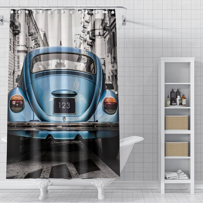 namų dušo užuolaidos vonios kambariui Aliejinės tapybos stiliaus vandeniui atsparus audinys vonios kambarys Užuolaidos šiuolaikiškos dušo užuolaidos 180x200 240x200