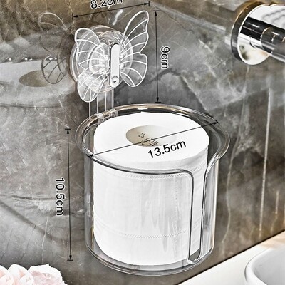 Seinale kinnitatav tualettpaberi hoidik veekindel kudede hoiukarbi jaotur, trumlita stantsivaba hoiurest köögi ja vannitoa jaoks