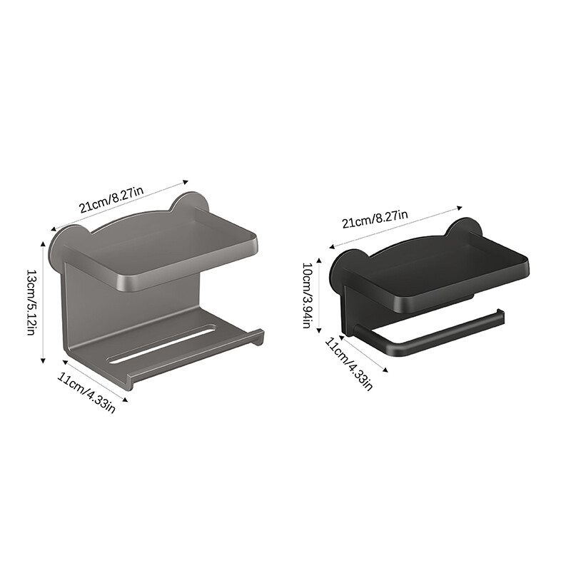 Tualeto popieriaus laikiklis Prie sienos montuojamas aliuminio lydinio tualetinio popieriaus laikiklis servetėlių stovas Vonios servetėlių laikiklis Vonios kambario priedai