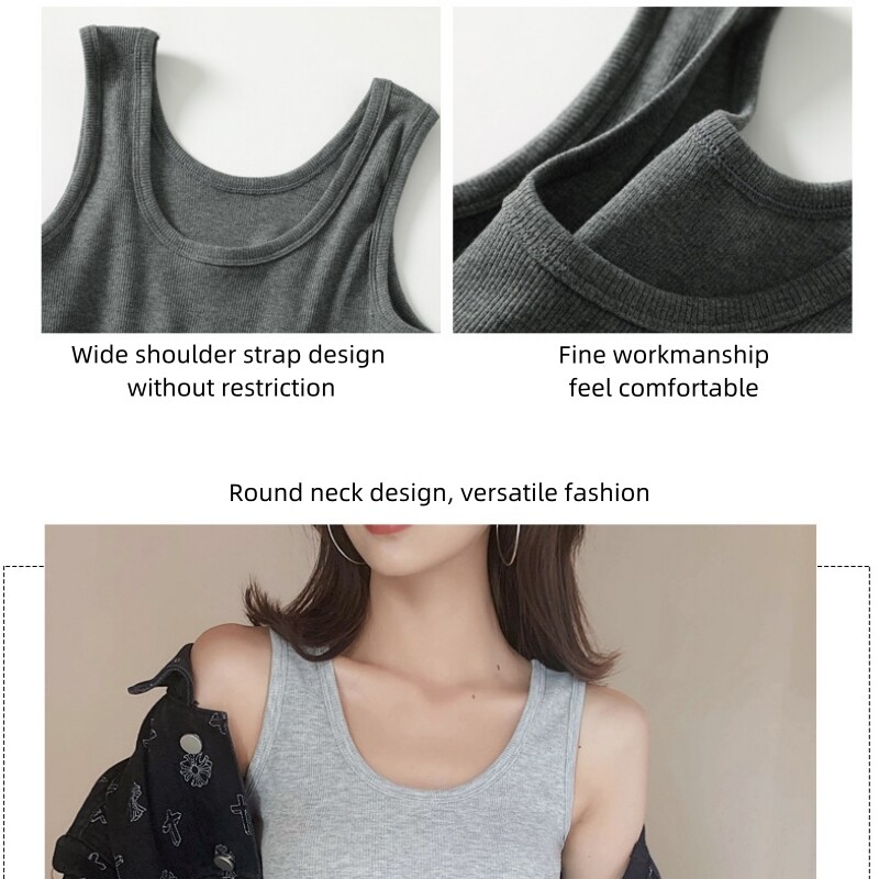 Suvekultuuri seksikad naiste topid 2022. aasta naiste Y2k esteetilised riided varrukateta lühikesed vestid valge must hall korea harajuku särk