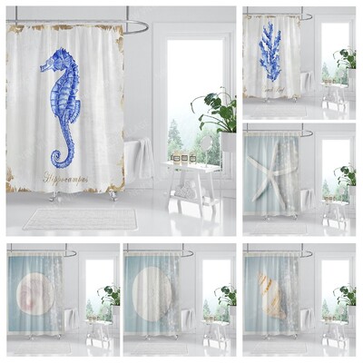 Accesorii pentru perdele de baie din material textil impermeabil pentru casa 90x200 perdea de dus 240 * 200 perdea de dus stil Atlantis