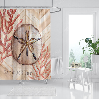 Namų vandeniui atsparaus audinio vonios užuolaidų priedai 90x200 dušo užuolaidos 240 * 200 Atlantis stiliaus dušo užuolaidos