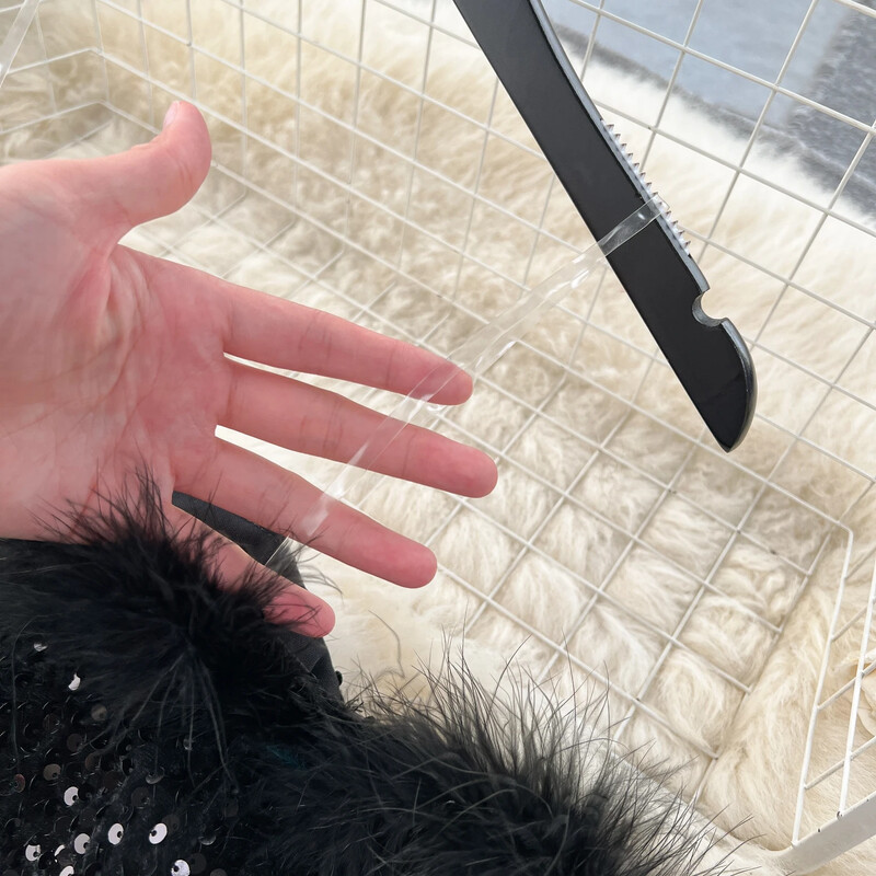 Vintage Slash Gât Elegant din pluș cu paiete îmbinate Top High Street Talie înaltă Pantaloni cu picioare late Salopetă Toamnă Iarnă Îmbrăcăminte pentru femei