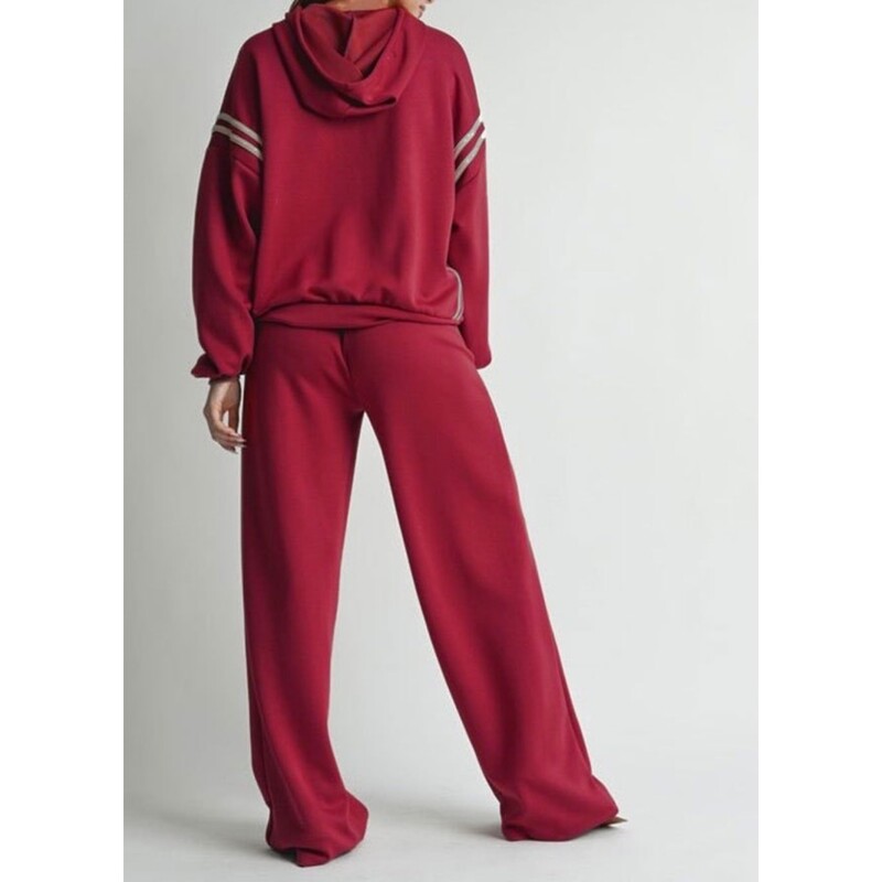 LKF în aer liber, sport, costum de petrecere a timpului liber, chingă, șnur, îmbinare, hanorac cu glugă, pantaloni, set din două piese