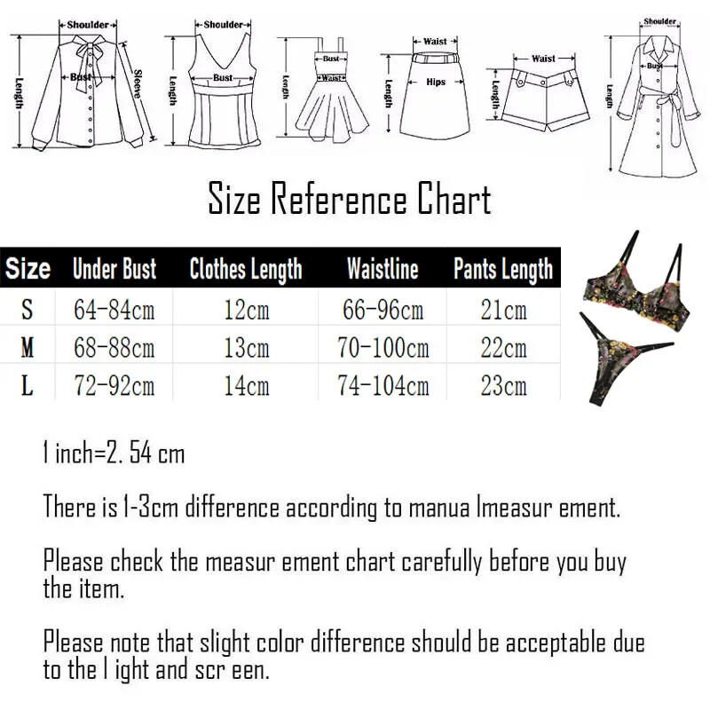 Ziedu izšuvumi sieviešu apakšveļas komplekts caurspīdīgs 2-daļīgs Boho krūšturis + apakšveļas komplekts intīms