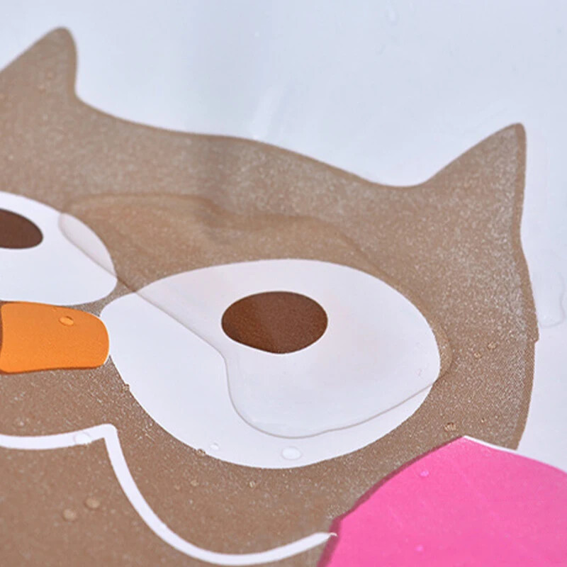 PEVA pūces dušas aizkars mājas ūdensizturīgs un pret pelējumu mājas vannas istabas dekoratīvais aizkars ar 12 āķiem