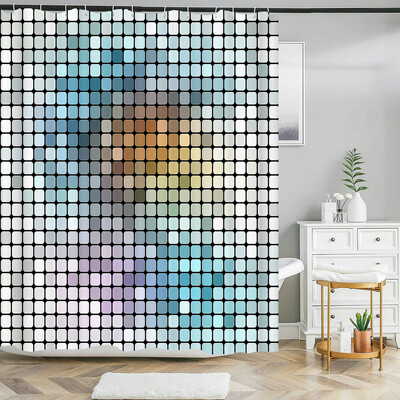 Perdele de duș cu imprimeu cu marmură artistică Perdele de baie impermeabile Perdele de baie abstracte moderne Perdele despărțitoare de toaletă cu cârlige