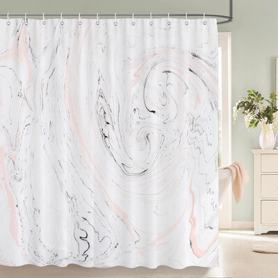 Mramorna valovita zavjesa za tuširanje Apstraktna prugasta vodootporna zavjesa za kupaonicu za kućni dekor kupaonske zavjese od poliesterske tkanine