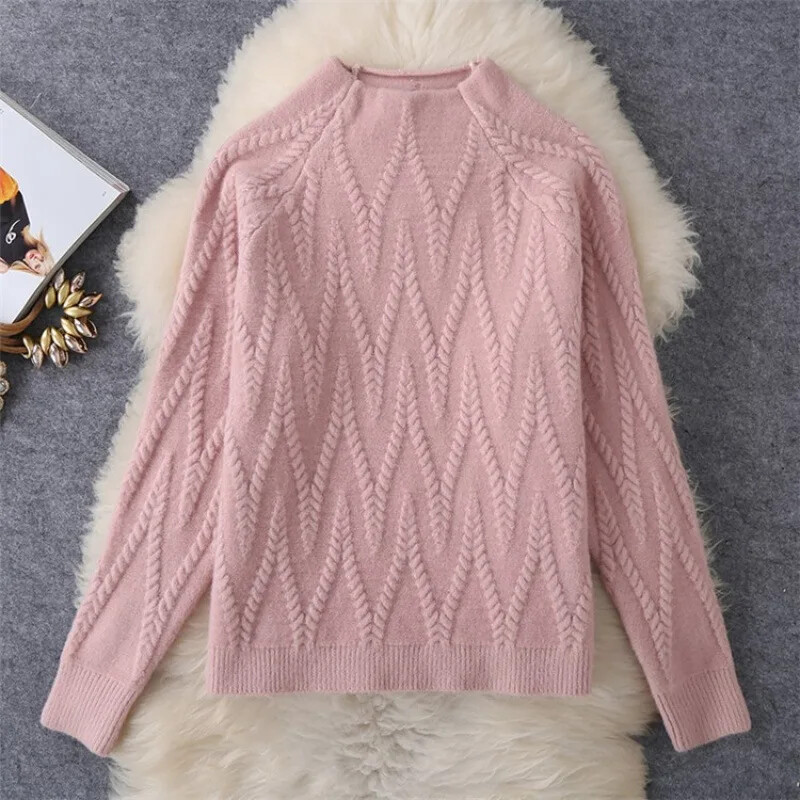 2024 Suittweed Style Socialite Tricotat Lână Pantaloni cu clopoței Set 2 piese Pantaloni de sus pentru femei Design peisaj chinezesc Casual Chic