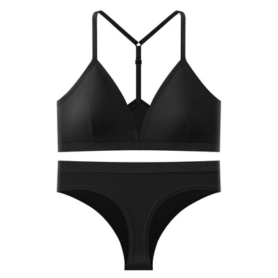 Sieviešu krūšturu komplekts apakšbiksītes Sexy Push Up Bralette Sieviešu Fitness Bezšuvju Apakšveļa Sporta Apakšveļa Krūštura komplekts Crop Tops S-XL