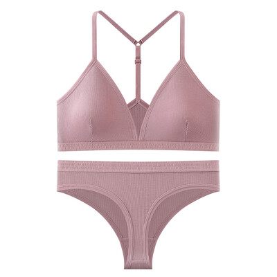 Sieviešu krūšturu komplekts apakšbiksītes Sexy Push Up Bralette Sieviešu Fitness Bezšuvju Apakšveļa Sporta Apakšveļa Krūštura komplekts Crop Tops S-XL