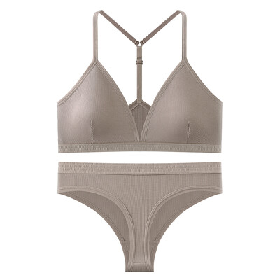 Sieviešu krūšturu komplekts apakšbiksītes Sexy Push Up Bralette Sieviešu Fitness Bezšuvju Apakšveļa Sporta Apakšveļa Krūštura komplekts Crop Tops S-XL