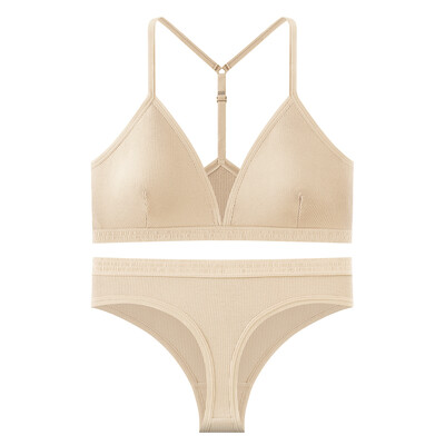 Sieviešu krūšturu komplekts apakšbiksītes Sexy Push Up Bralette Sieviešu Fitness Bezšuvju Apakšveļa Sporta Apakšveļa Krūštura komplekts Crop Tops S-XL