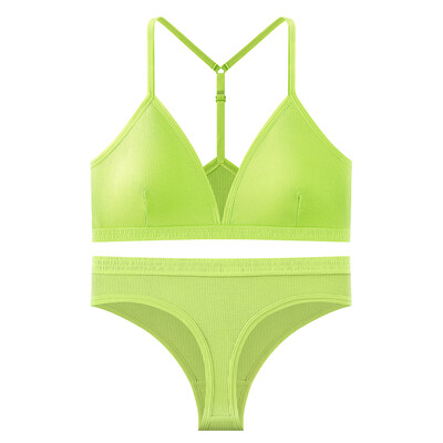 Sieviešu krūšturu komplekts apakšbiksītes Sexy Push Up Bralette Sieviešu Fitness Bezšuvju Apakšveļa Sporta Apakšveļa Krūštura komplekts Crop Tops S-XL