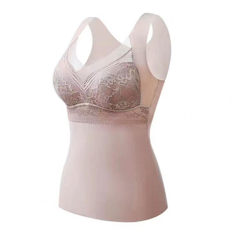 Sieviešu apakšveļas veste Seksīga bezpiedurkņu apakšdaļa, kamzols, sieviešu krūšturis bez izgriezuma ar V veida kakla izgriezumu ar krūtīm iekšpusei