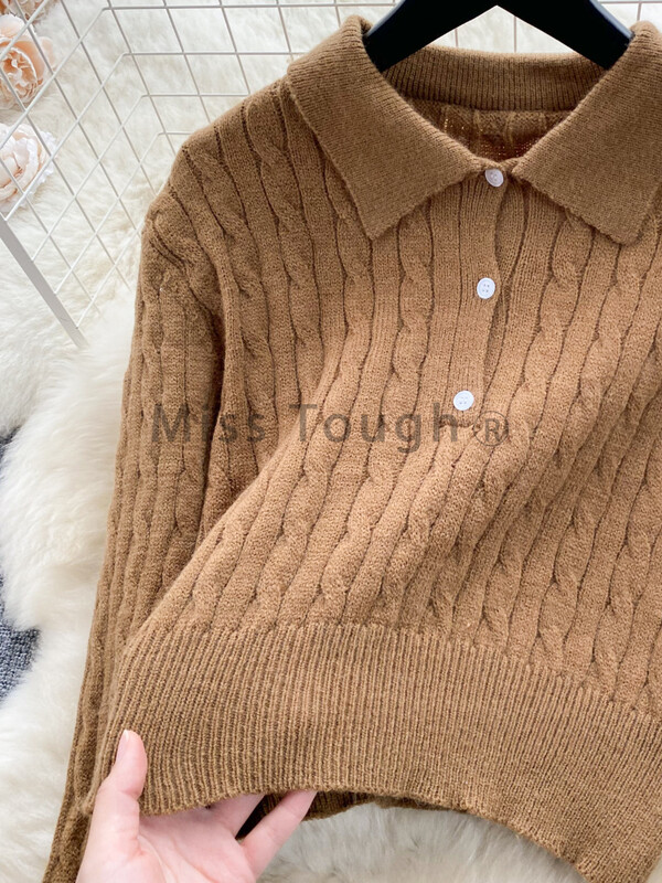 Set de două piese tricotat dulce în stil francez de colegiu Top tricot scurt pentru femei + fustă cu talie înaltă New Retro Chic Streetwear Costume solide