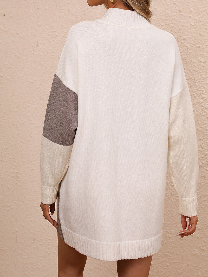 2025. gada ziemas ikdienišķs, raibs, adīts sieviešu džemperis, sieviešu džemperis ar garām piedurknēm, rudens tendence, silti, brīvi džemperi