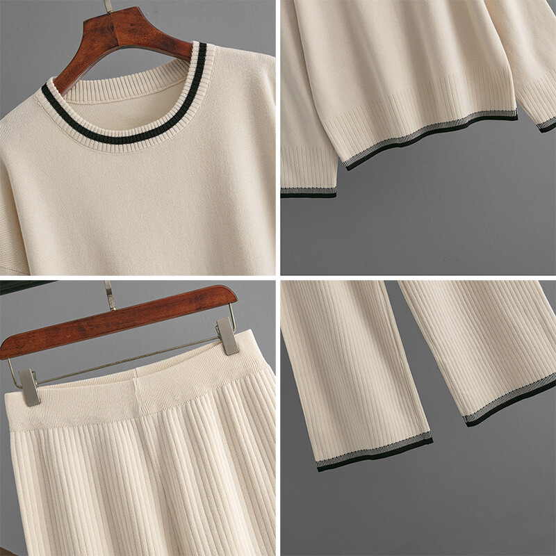 Rudens sieviešu komplekts, 2 daļīgs sporta trikotāžas kontrasta krāsa, džemperi ar garām piedurknēm ar izgriezumu un taisnas bikses ar augstu vidukli, ziemas sporta tērps