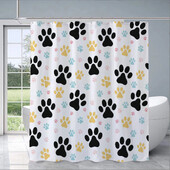 Perdele cu amprentă de animale în baie Accesorii pentru perdea de duș Baie Dormitoare Impermeabil Umbra țesătură pentru casă Produse opace