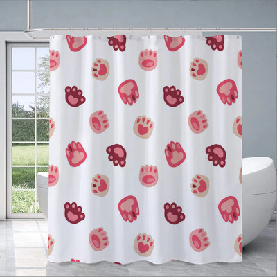 Perdele cu amprentă de animale în baie Accesorii pentru perdea de duș Baie Dormitoare Impermeabil Umbra țesătură pentru casă Produse opace