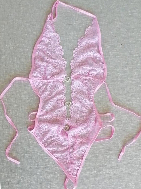 Lenjerie sexy Femeie Dantela Lenjerie de corp transparentă Seturi de slipuri Set de sutien delicat Push Up Breves Seturi de sutiene sexy subțiri erotice Body