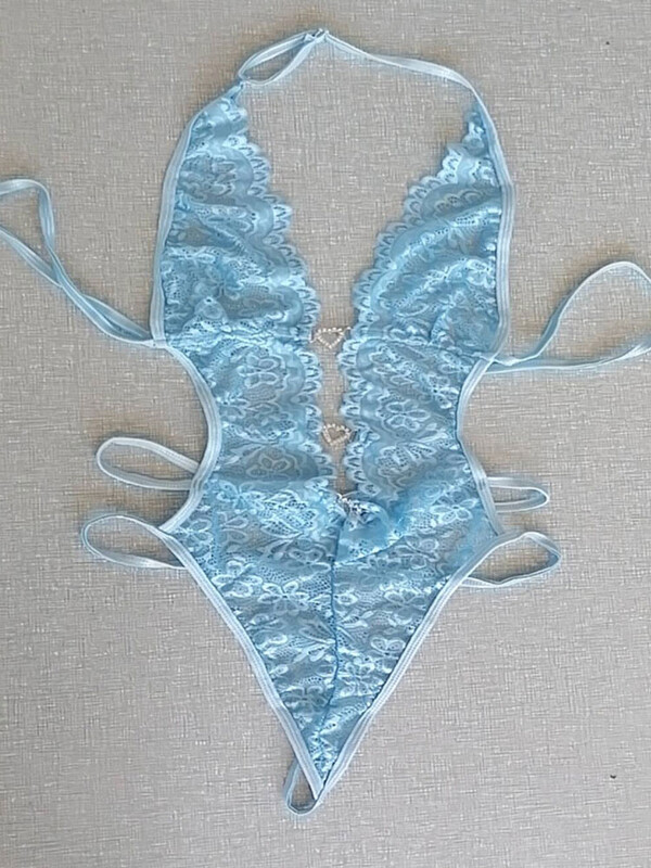 Lenjerie sexy Femeie Dantela Lenjerie de corp transparentă Seturi de slipuri Set de sutien delicat Push Up Breves Seturi de sutiene sexy subțiri erotice Body