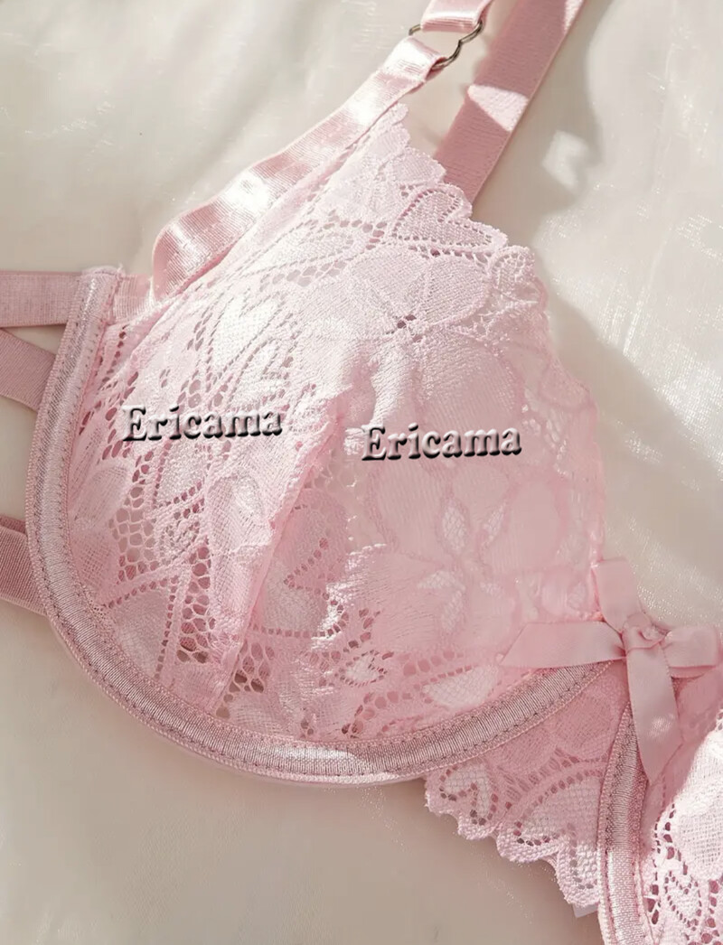 Lenjerie sexy din dantelă Lenjerie erotică din dantelă, transparentă, sexy, set de sutien și jartieră, lenjerie sexy, erotică, sexy