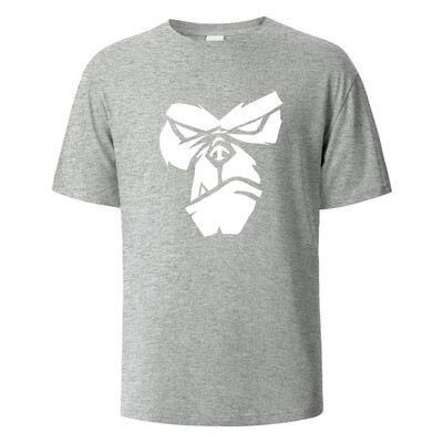 Gorilla Face Funny Print T-särk Suvised T-särgid Meestele Naistele 100% puuvillast O-kaelusega Oversize vabaaja lühikeste varrukatega Streetwear Basic top